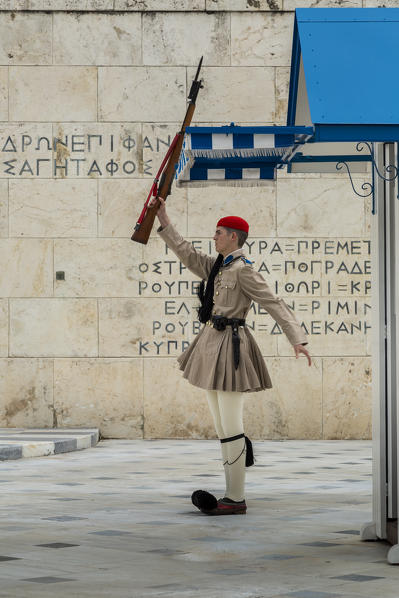 Change of Guard at the Greek Parliament in Syntagma Square, Athens, Greece