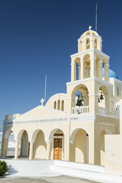 Church in Oia, Santorini, Cyclades Islands, Greece