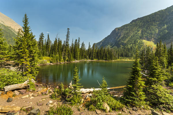 Lower Rowe Lake, Waterton Lakes National Park, Waterton, Alberta, Canada
