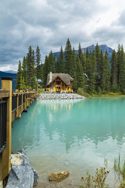 Emerald Lake Lodge in Emerald Lake,  Yoho National Park, Field, British Columbia, Canada