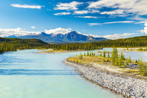 Icefields Parlway near Maligne Lake, Jasper National Park, Alberta, Canada