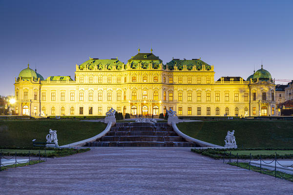 Vienna, Austria, Europe. Upper Belvedere Palace