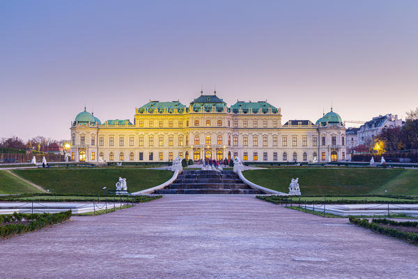 Vienna, Austria, Europe. Upper Belvedere Palace