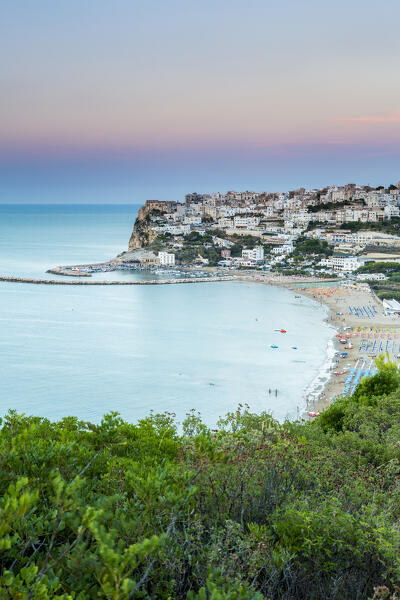 Peschici town, Gargano, Foggia district, Gargano, Apulia, Italy