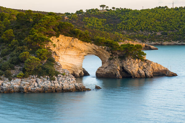 Cala San Felice Bay in Vieste, Gargano, Foggia district, Apulia, Italy