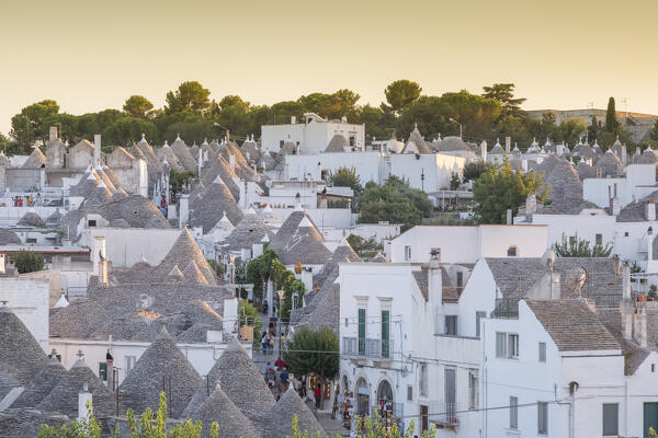 Trulli (typical houses) in Alberobello, Itria Valley, Bari district, Apulia, Italy