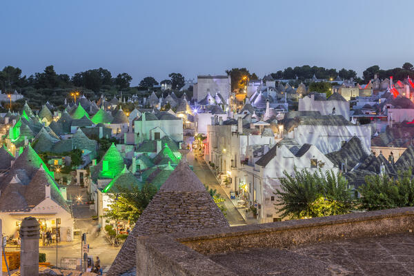 Trulli (typical houses) in Alberobello, Itria Valley, Bari district, Apulia, Italy
