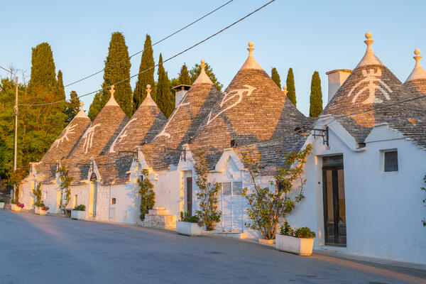 Trulli (typical houses) in Alberobello, Itria Valley, Bari district, Apulia, Italy