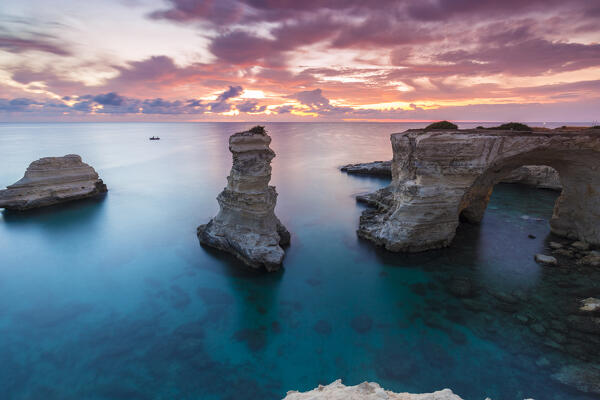 Torre Sant Andrea near Melendugno, Lecce district, Apulia, Italy