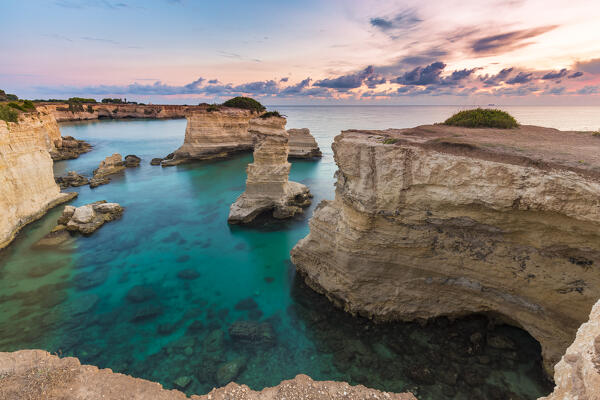 Torre Sant Andrea near Melendugno, Lecce district, Apulia, Italy
