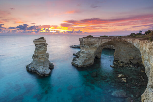 Torre Sant Andrea near Melendugno, Lecce district, Apulia, Italy