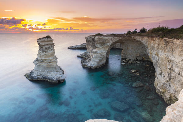 Torre Sant Andrea near Melendugno, Lecce district, Apulia, Italy