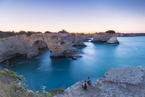 Torre Sant Andrea near Melendugno, Lecce district, Apulia, Italy