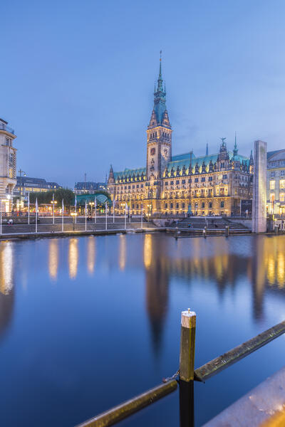 City Hall (Rathaus) in Hamburg, Germany
