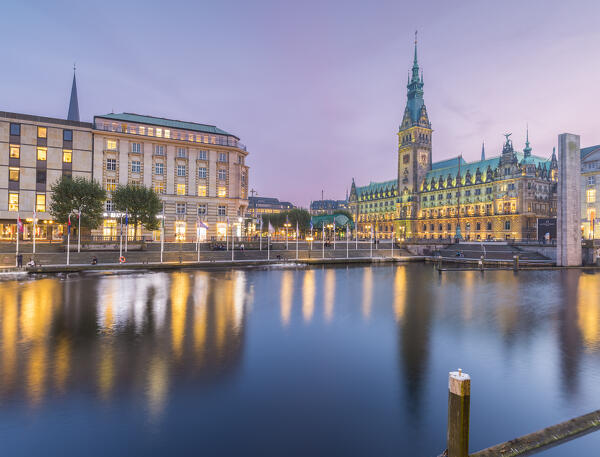 City Hall (Rathaus) in Hamburg, Germany