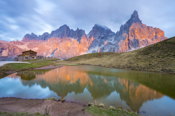 Pale di San Martino Mountain Range in San Martino di Castrozza, Trento Province, Trentino Alto Adige Region, Italy