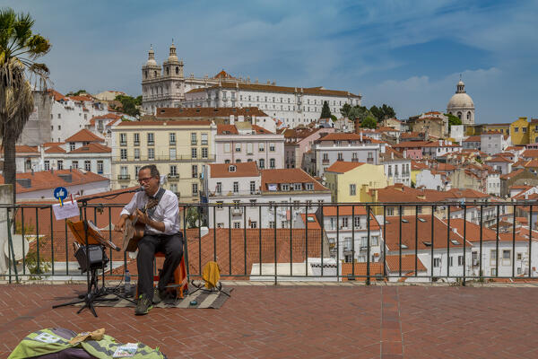 Lisbon, Portugal. The old quarter of Alfama