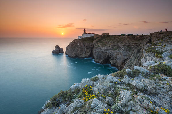 Cape St Vincent, Cabo de Sao Vicente, near Sagres, Faro district, Algarve, Portugal