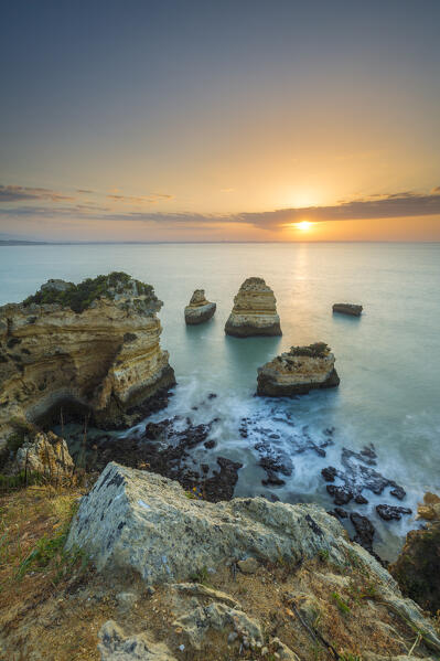 Ponta da Piedade near Lagos, Faro district, Algarve, Portugal