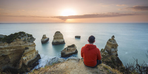Ponta da Piedade near Lagos, Faro district, Algarve, Portugal