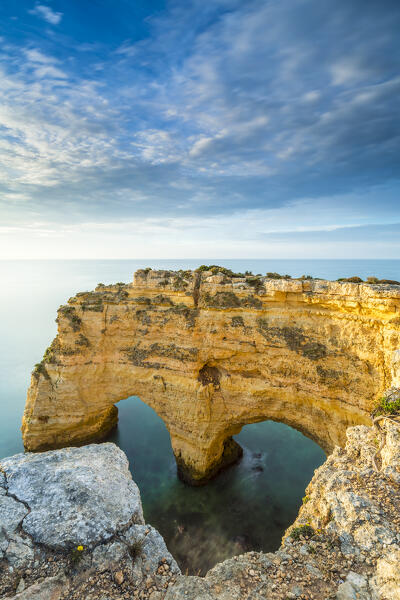 Praia da Marinha beach in Caramujeira Lagoa, Faro, Algarve, Portugal