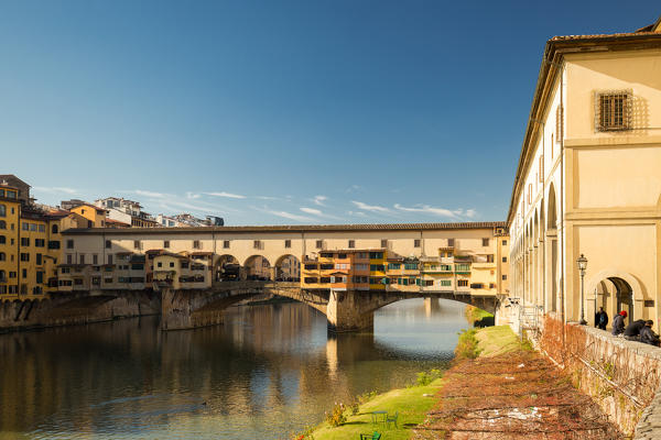 The Old Bridge on Arno River
Europe, Italy, Tuscany, Province of Florence, Florence