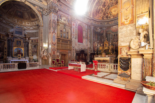 The apse of the Church of the Holy Spirit in the Saxon District
Europe, Italy, Lazio, Province of Rome, Rome