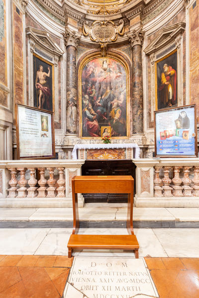 One of the Chapel of the Church of the Holy Spirit in the Saxon District
Europe, Italy, Lazio, Province of Rome, Rome
