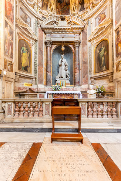 One of the Chapel of the Church of the Holy Spirit in the Saxon District
Europe, Italy, Lazio, Province of Rome, Rome