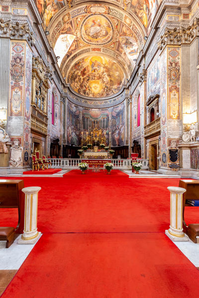 The apse of the Church of the Holy Spirit in the Saxon District
Europe, Italy, Lazio, Province of Rome, Rome