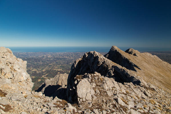 Europe, Italy, Abruzzo. Monte Camicia
