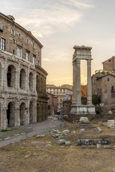 Europe, Italy, Lazio, Rome. The Marcello Theater