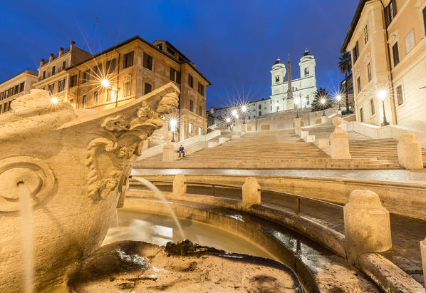 Europe, Italy, Lazio, Rome. Trinità dei Monti