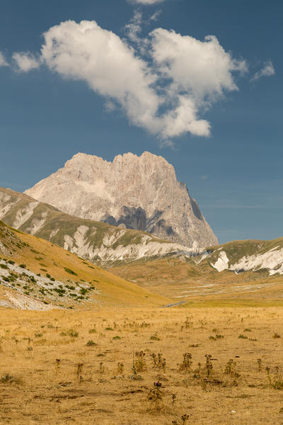 Corno Grande from Campo Imperatore
Europe, Italy, Abruzzo, Province of L'Aquila, Gran Sasso e Monti della Laga National Park, Campo Imperatore