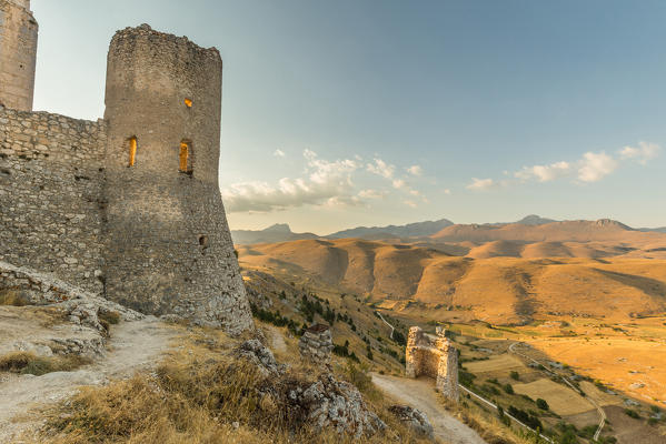 Castle of Rocca Calascio in the Gran Sasso and Monti della Laga National Park
Europe, Italy, Abruzzo, Province of L'Aquila