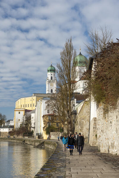 walkable in Passau. Europe, Germany, Passau, Bavaria district