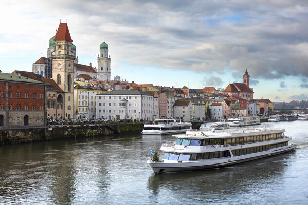 view of Passau. Europe, Germany, Passau, Bavaria district