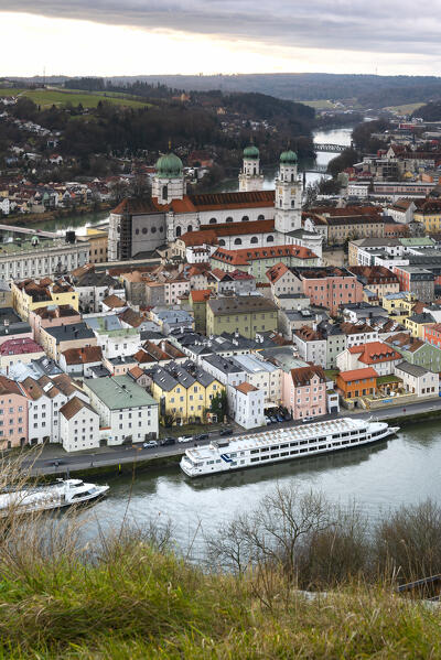 Cityscape of Passau. Europe, Germany, Passau, Bavaria district