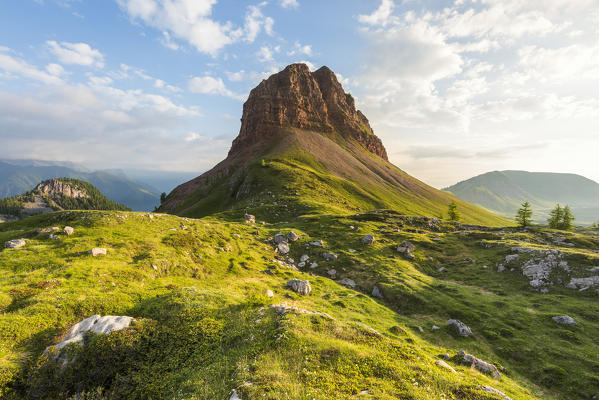 Europe, Italy, Trentino Alto Adige, Trento district, Nana Valley, natural Park Adamello Brenta.
Mountain Palon