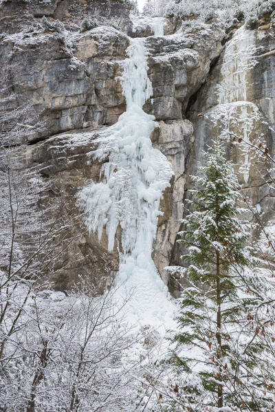 Icefall Rislà
Europe, Italy, Trentino Alto Adige region, Trento district, Non valley, Tovel valley, Tuenno city