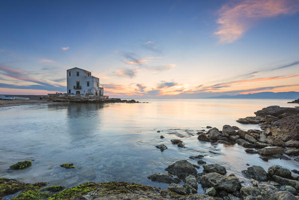 San Elìa at sunrise
Europe, Italy, Sicily region, Palermo district, San Elìa city
