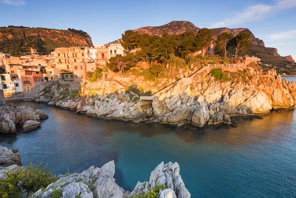 San Elìa at golden hour
Europe, Italy, Sicily region, Palermo district, San Elìa city
