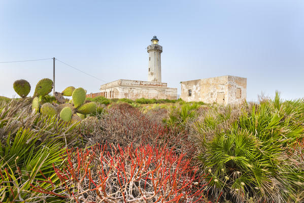 Lighthouse of Capo Murro of Porco
Europe, Italy, Sicily region, Siracusa district, Nature Reserve of Plemmirio