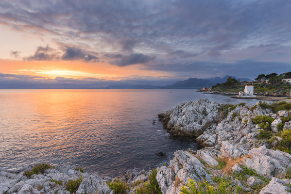 Sant'Elia at sunrise
Europe, Italy, Sicily region, Palermo district, Sant'Elia municipality