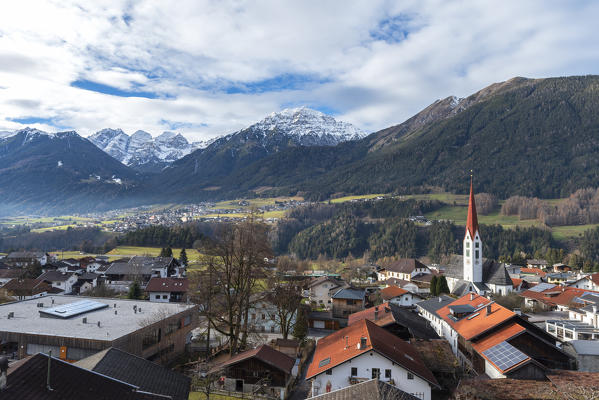 small Austrian town of Mieders. Europe, Austria, Stubaital, Mieders, Tyrol, Innsbruck province