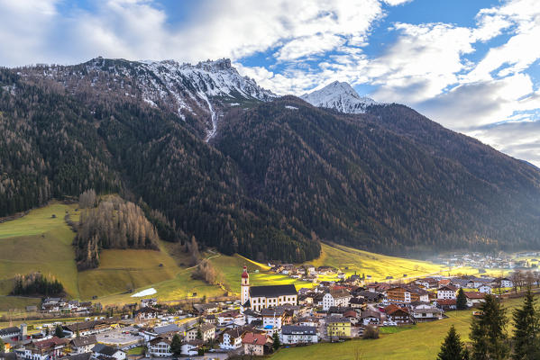 Neustift in Stubai valley. Europe, Austria, Stubai valley, Stubaital, Tyrol, Neustift, Innsbruck province