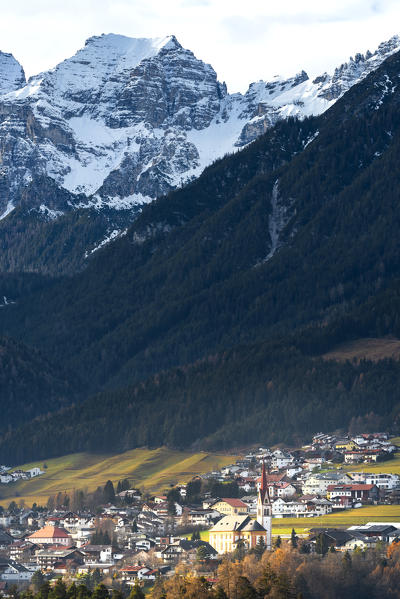 Telfes village in Tyrol. Europe, Austria, Stubaital, Stubai valley, Tyrol, Telfes im Stubai, Innsbruck province