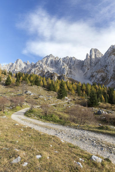 Trail to the Cimone della Bagozza And Campelli di Schilpario, Schilpario, Val di Scalve, Bergamo district, Lombardy, Italy, Southern Europe.