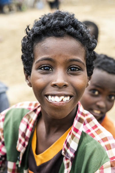 Smiling kids, Melabday, Asso Bhole, Danakil Depression, Afar Region, Ethiopia, Africa