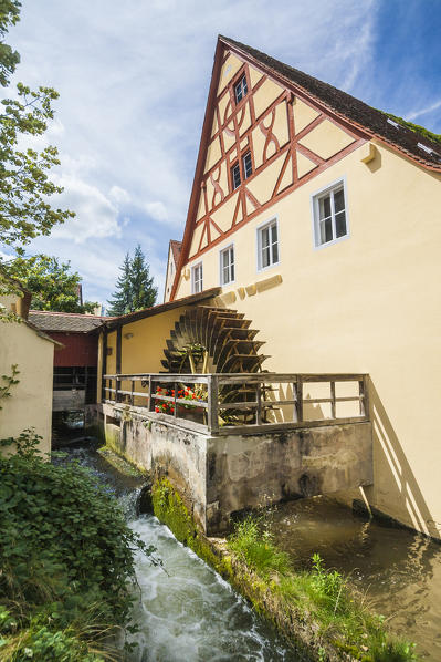 An old mill Nordlingen Bavaria Southern Germany Europe
